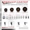 Service Caster 6'' High Temp Phenolic Wheel Swivel 7/16'' Grip Ring Stem Caster SCC-GR20S615-PHSHT-716138 - alternate 2